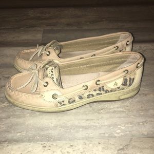 Leopard Sperry Shoes